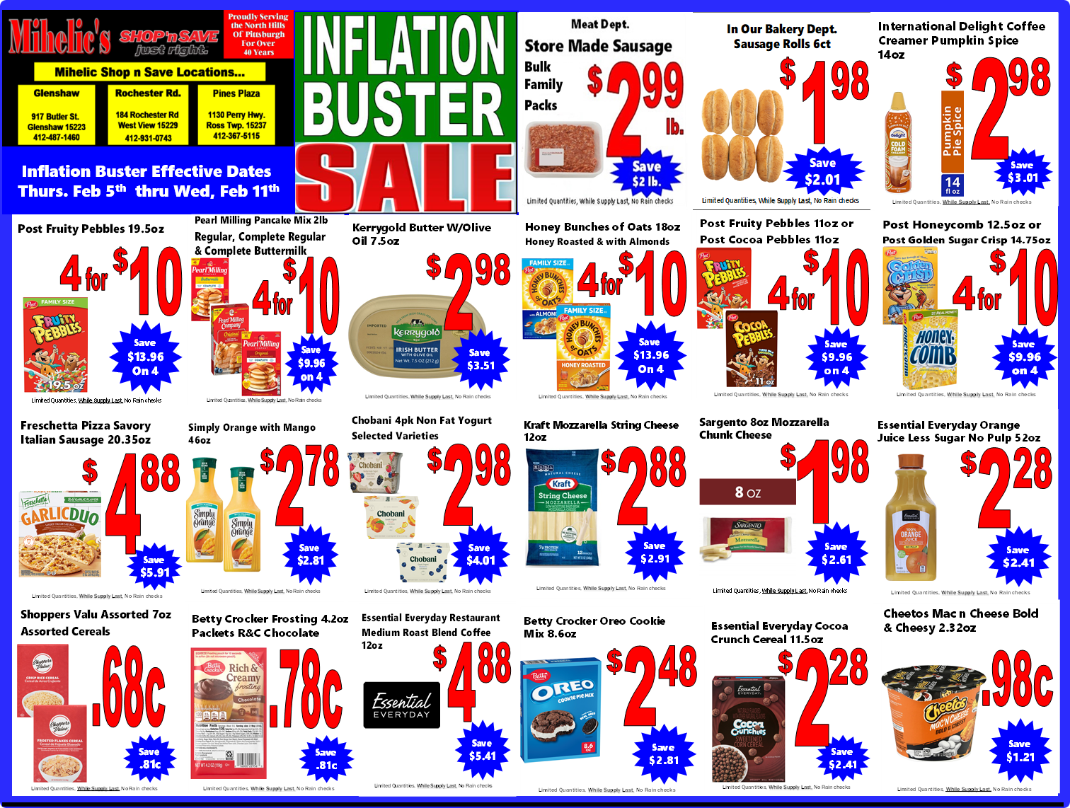 Inflation Buster Feature