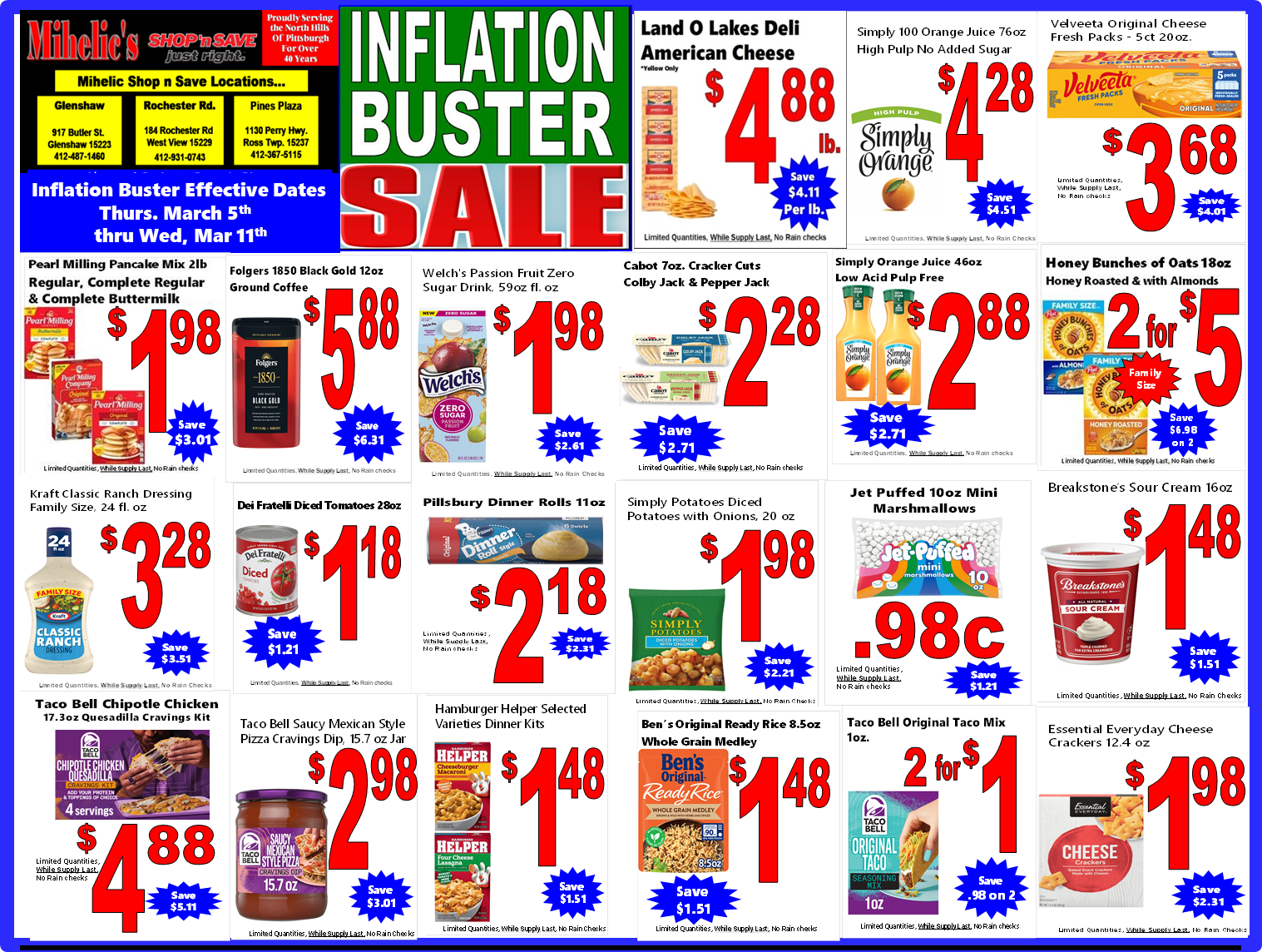 Inflation Buster Feature