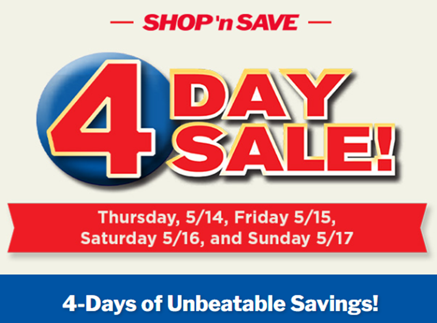 4 Day Sale