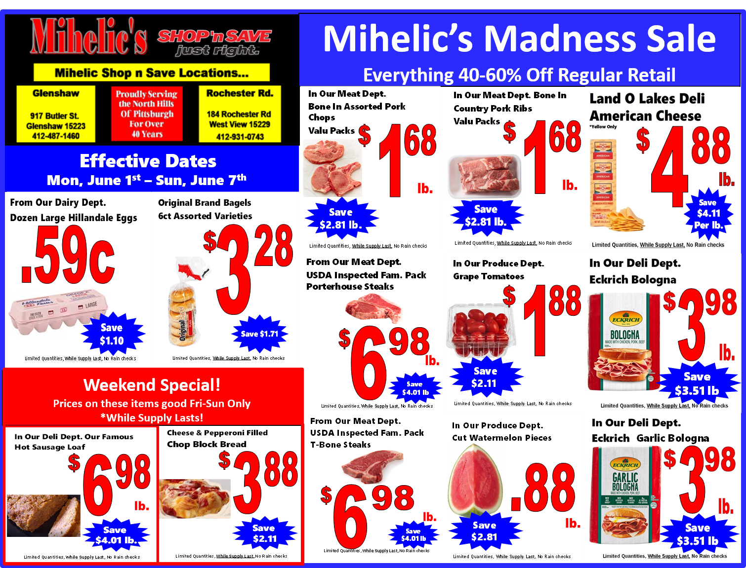 Monday Madness Ad