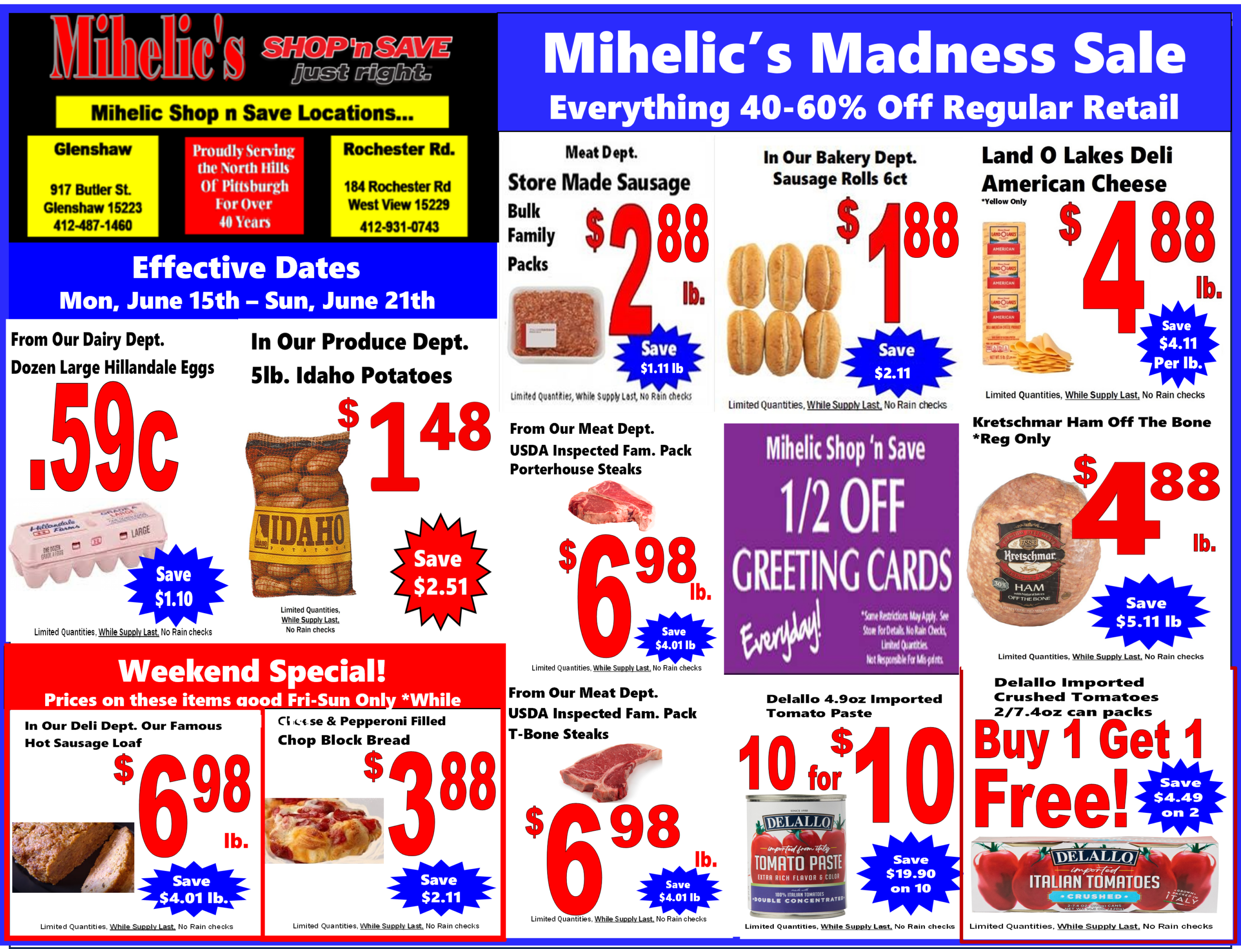 Monday Madness Ad