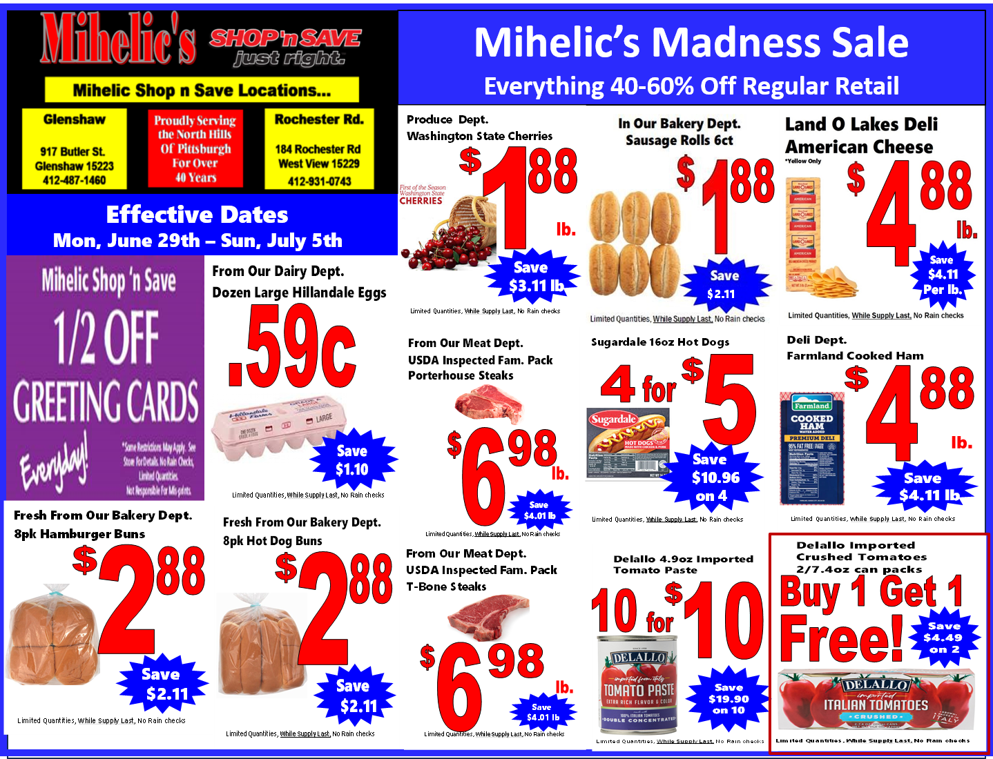 Monday Madness Ad